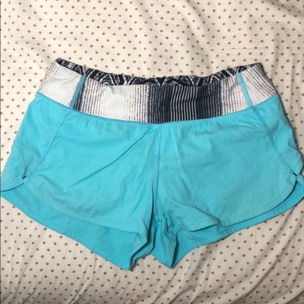 Girls Lululemon Blue Speedy Short
